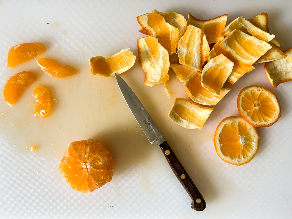 oranges, sliced, grohmann knife 