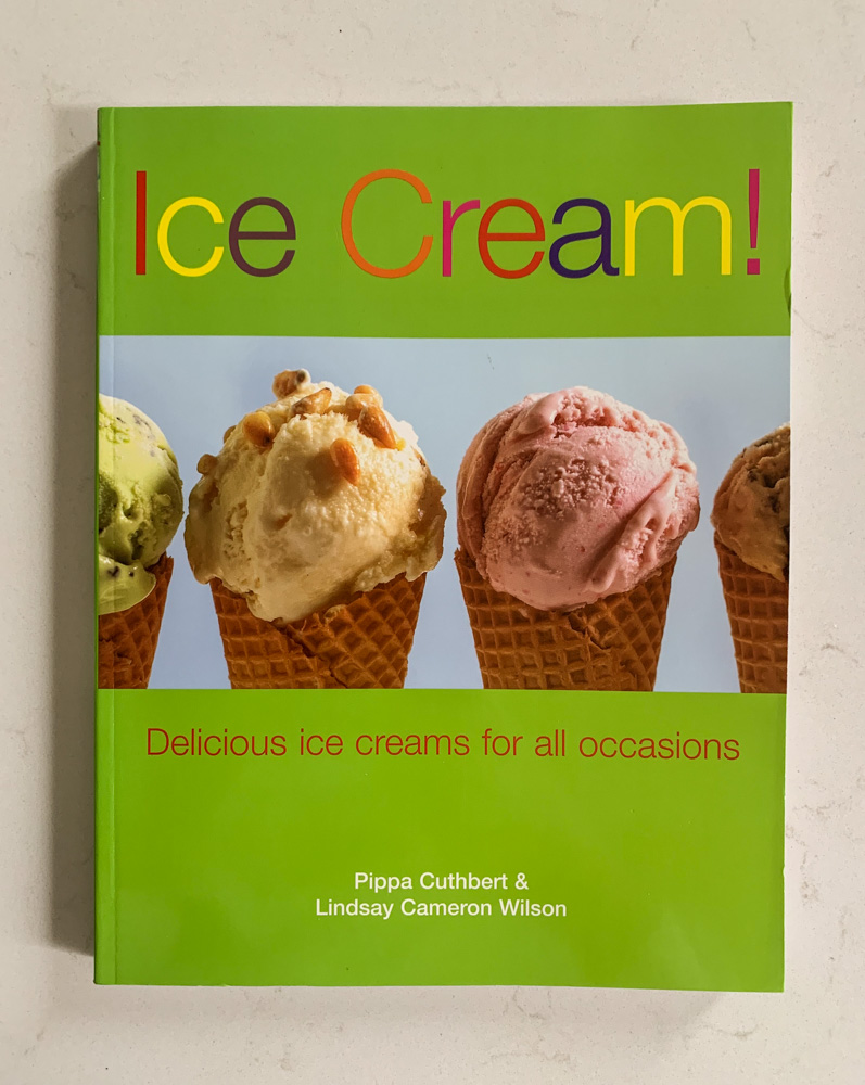 Ice Cream Cookbook cover